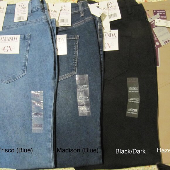 Women’s NEW! Amanda Jeans - Size 16W (2 size 18) - Priced Each - Picture 1 of 15
